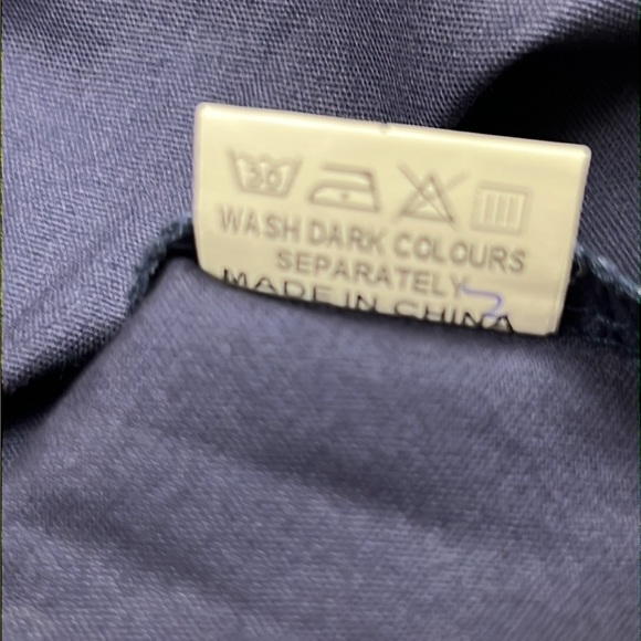 Sucrefas Blue Hi-Lo Dress with Lace Neckline - Picture 10 of 11